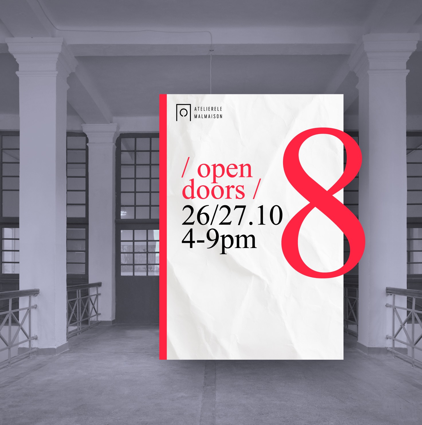 MALMAISON OPEN DOORS 8, 26 artiști și artiste, 6 expoziții solo, o expoziție de grup