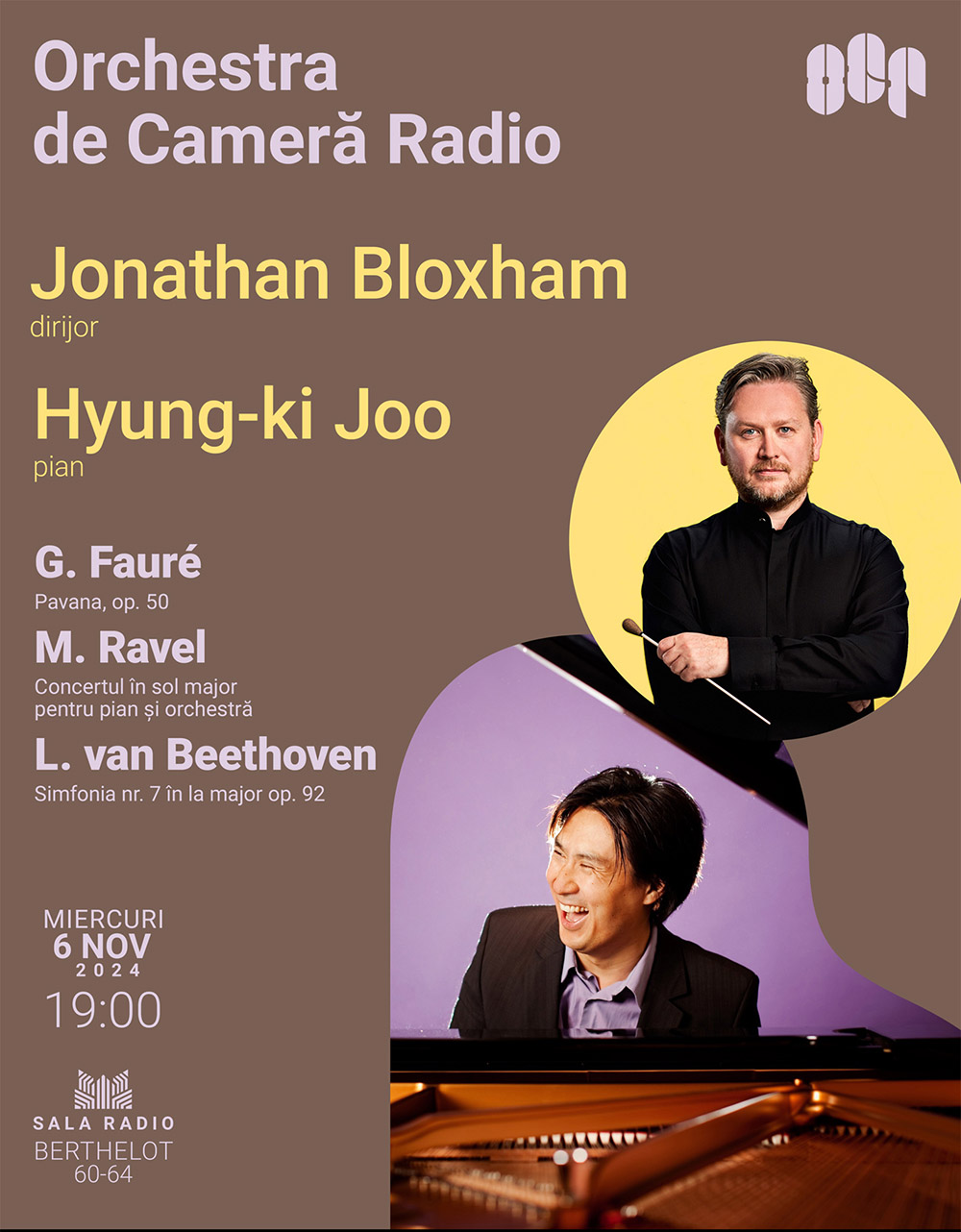 Concertul pentru pian și orchestră de RAVEL cântat de pianistul HYUNG-KI JOO la Sala Radio