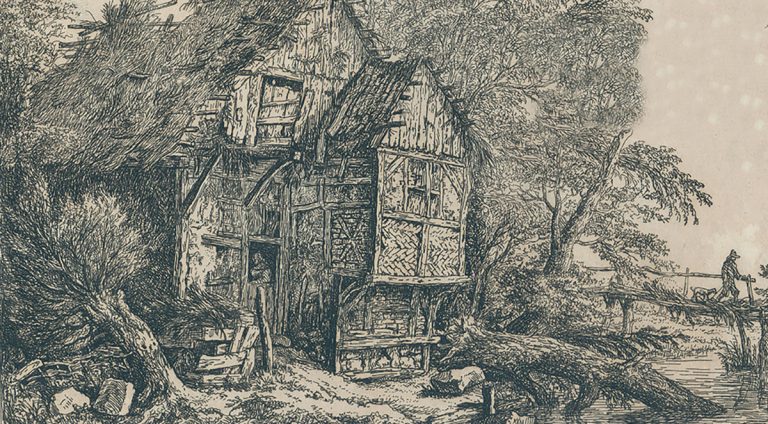 Gravuri de Rembrandt și alți peisagiști olandezi renumiți, expuse în premieră la Biblioteca Academiei Române