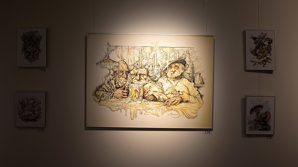 Expoziția &bdquo;Retrospectiva Tudor Banuș &ndash; Delir Controlat&rdquo; poate fi vizitată p&acirc;nă pe 12 noiembrie la ARCUB &ndash; Hanul Gabroveni