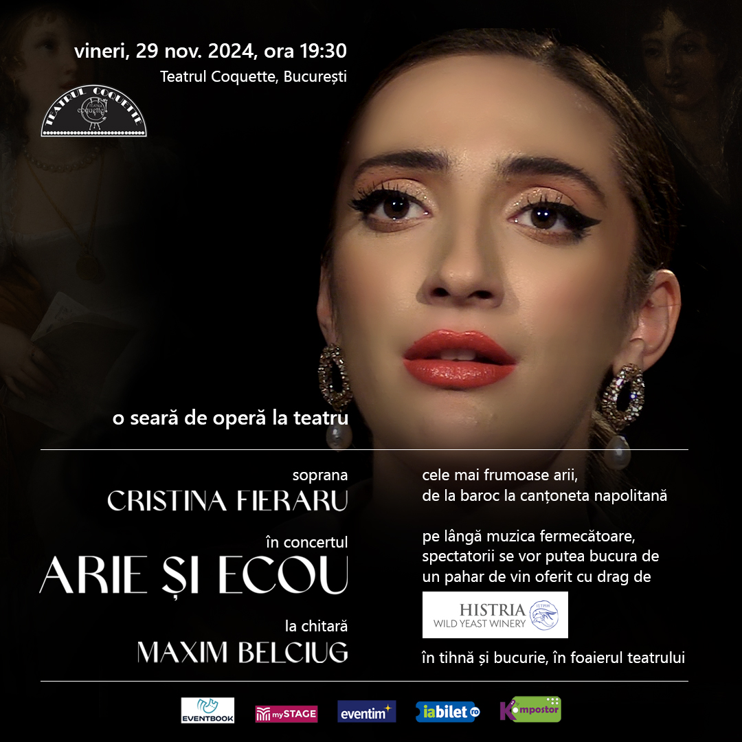 Reverență lui Monteverdi &icirc;n concertul ARIE ȘI ECOU de la Teatrul Coquette