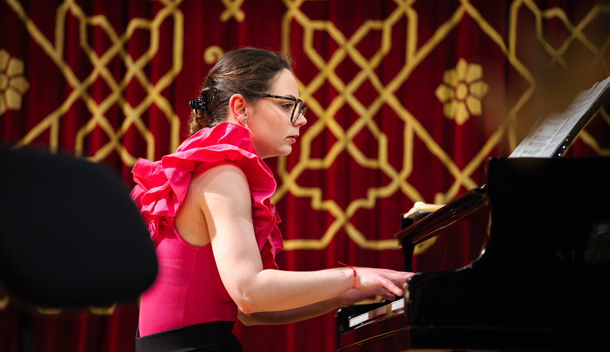 Legendara actriță Alexandrina Halic revine pe scenă alături de pianiștii Florian Mitrea și Daria Tudor pe 7 decembrie