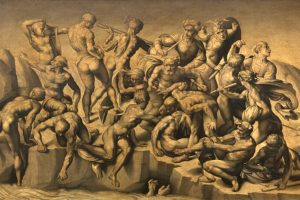 Michelangelo, Leonardo şi Rafael, în Florența