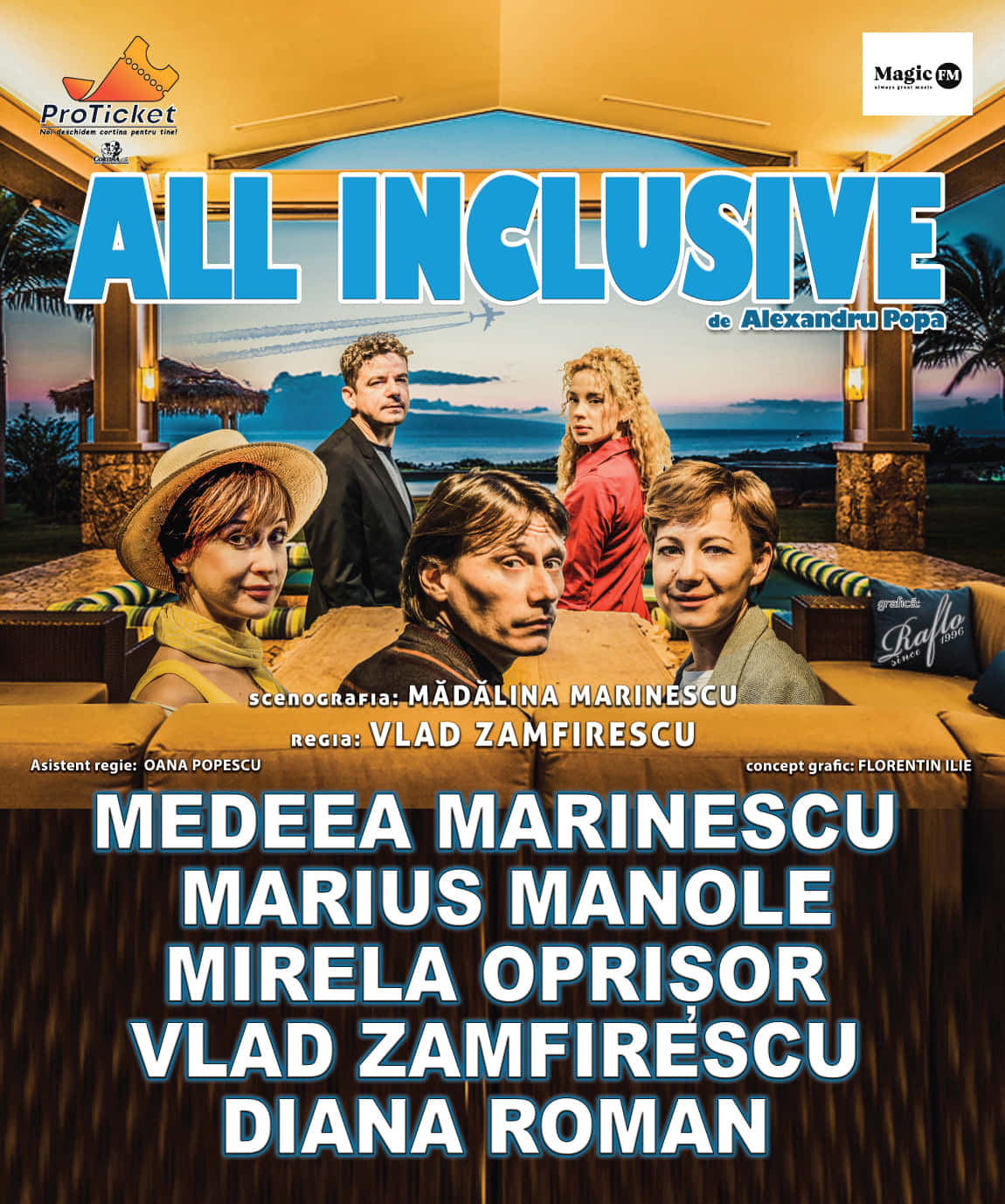 Umor, satiră și emoție &icirc;n ianuarie: &bdquo;All Inclusive&rdquo;, &bdquo;Gaițele&rdquo; și &bdquo;Ce avem noi aici?&rdquo;