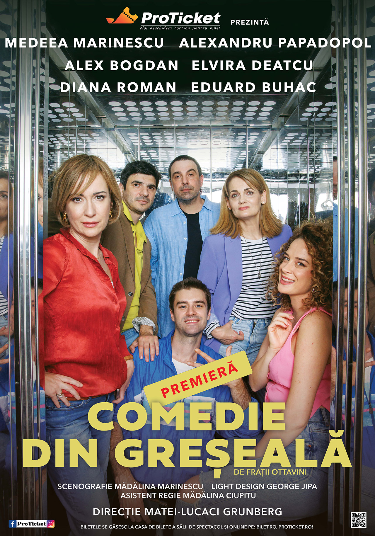 Teatru clasic și comedie contemporană: „Comedie din greșeală”, „O noapte furtunoasă” și „Take, Ianke și Cadâr”