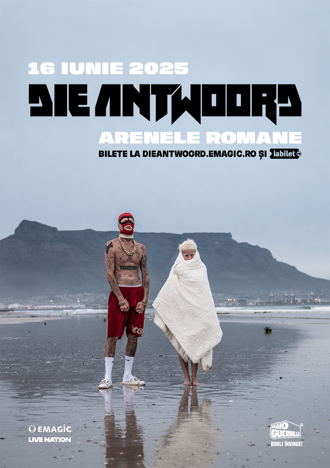 DIE ANTWOORD pentru prima oară &icirc;n București, pe 16 iunie la Arenele Romane