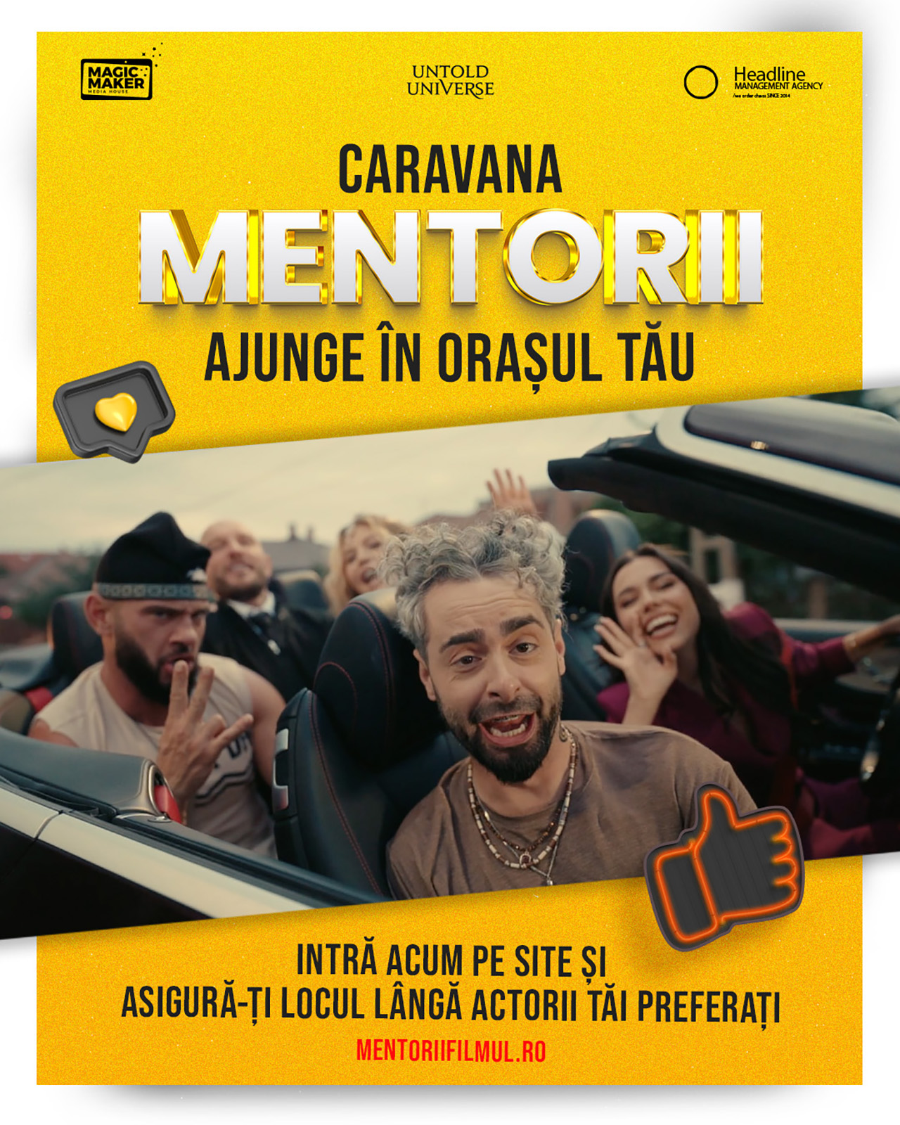 Pe 31 ianuarie se pun în vânzare primele bilete de cinema pentru cel mai așteptat film de comedie al anului 2025 - MENTORII