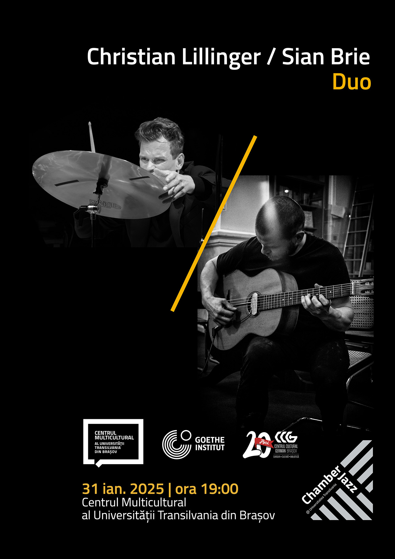 Chamber Jazz @ Universitatea Transilvania: Christian Lillinger / Sian Brie &ndash; Duo