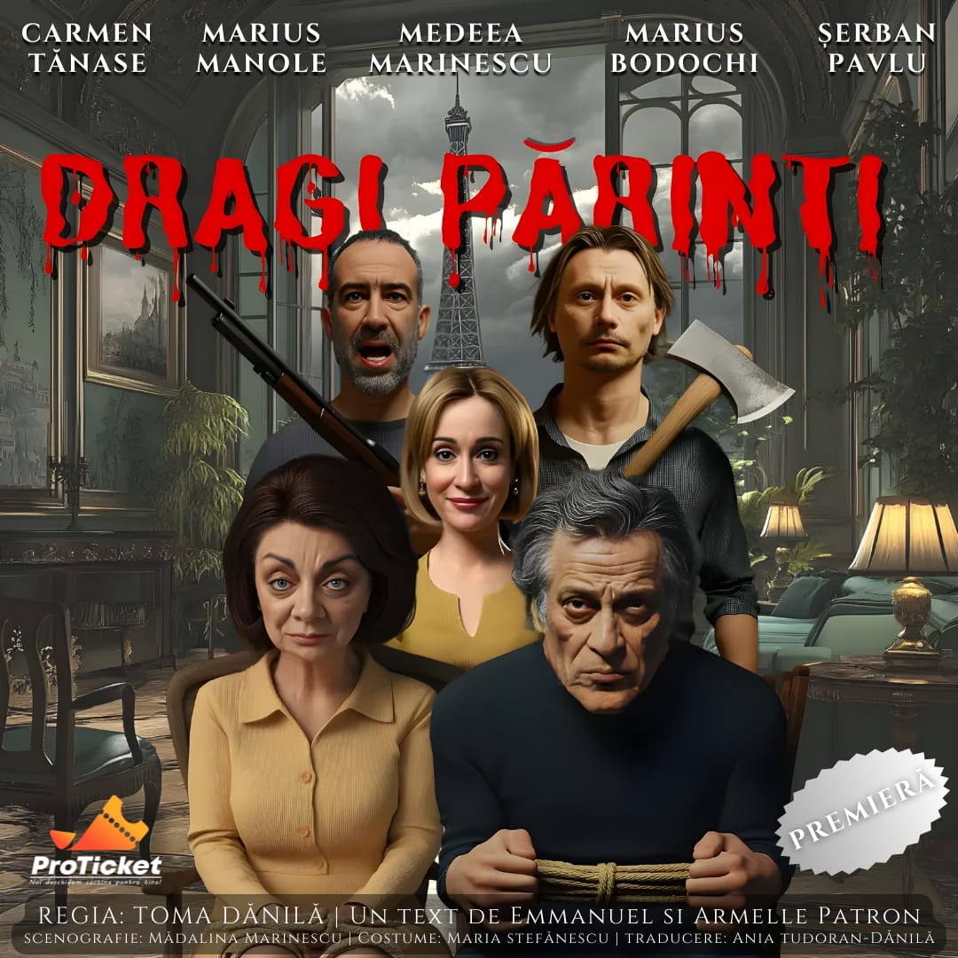 ProTicket deschide luna februarie cu două premiere: &bdquo;Dragi părinți&rdquo; și &bdquo;Nebun după tine&rdquo;