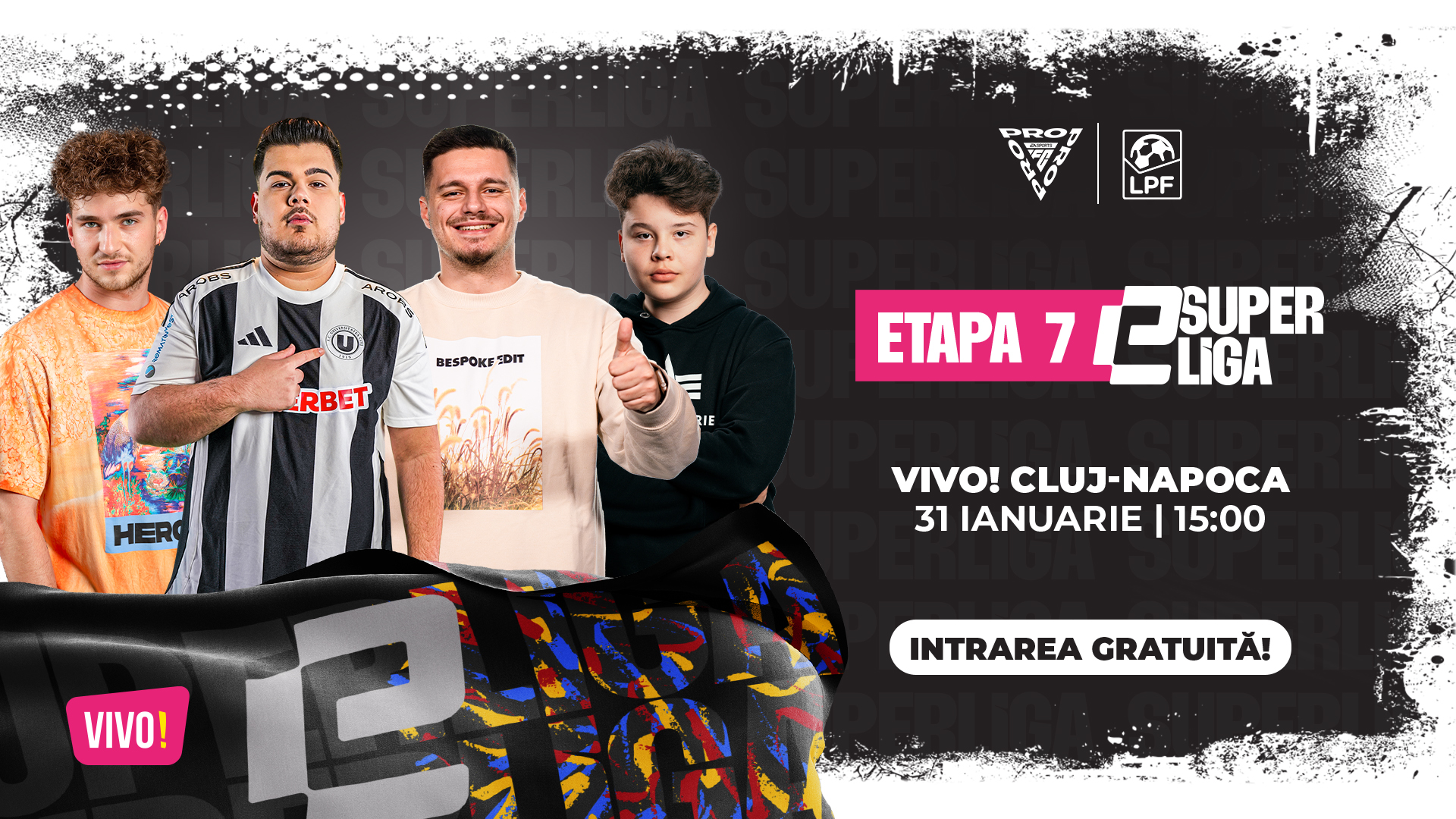 eSuperliga, campionatul virtual de fotbal de EA FC, revine la Cluj-Napoca