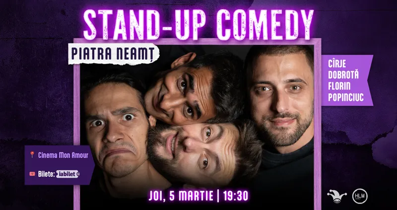 Stand-up comedy cu Cîrje, Florin, Dobrotă și Popinciuc