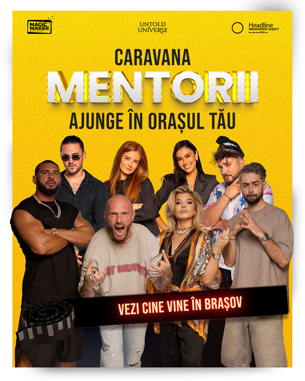 Cătălin Bordea, Doina Teodoru și Radu Bucălae aduc comedia MENTORII, &icirc;n avanpremieră la Brașov, pe 22 februarie