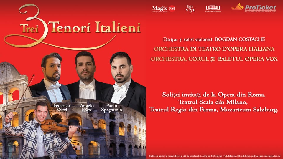 Trei 3 Tenori Italieni @ Palatul Culturii