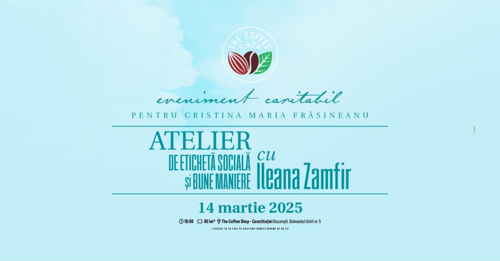 Atelier caritabil cu Ileana Zamfir