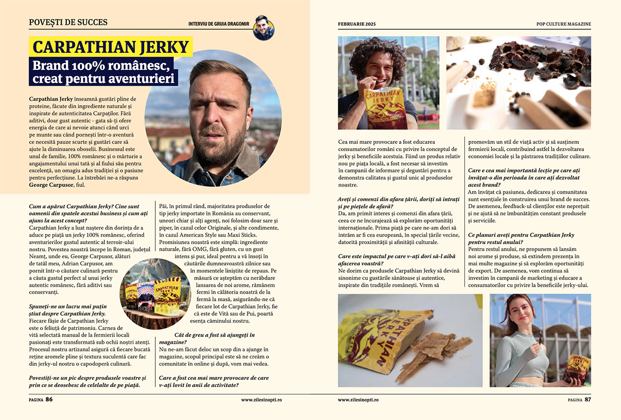 Revista Zile și Nopți, ediția de februarie, este acum &icirc;n oraș, distribuită gratuit &icirc;n locații premium