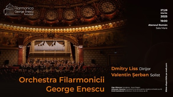 Concert simfonic cu Dimitry Liss și Valentin Șerban