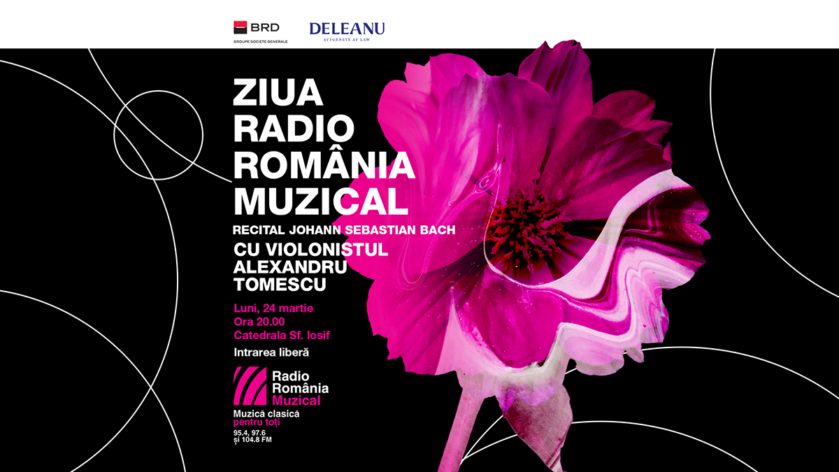 Radio Rom&acirc;nia Muzical &ndash; 28 ani. Recital-eveniment susținut de violonistul Alexandru Tomescu