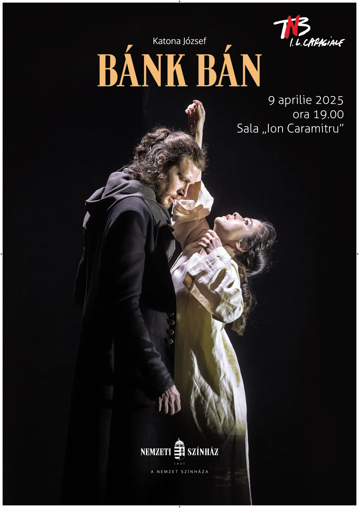 B&Aacute;NK&nbsp; B&Aacute;N, un spectacol monumental al Teatrului Național din Budapesta pe scena TNB