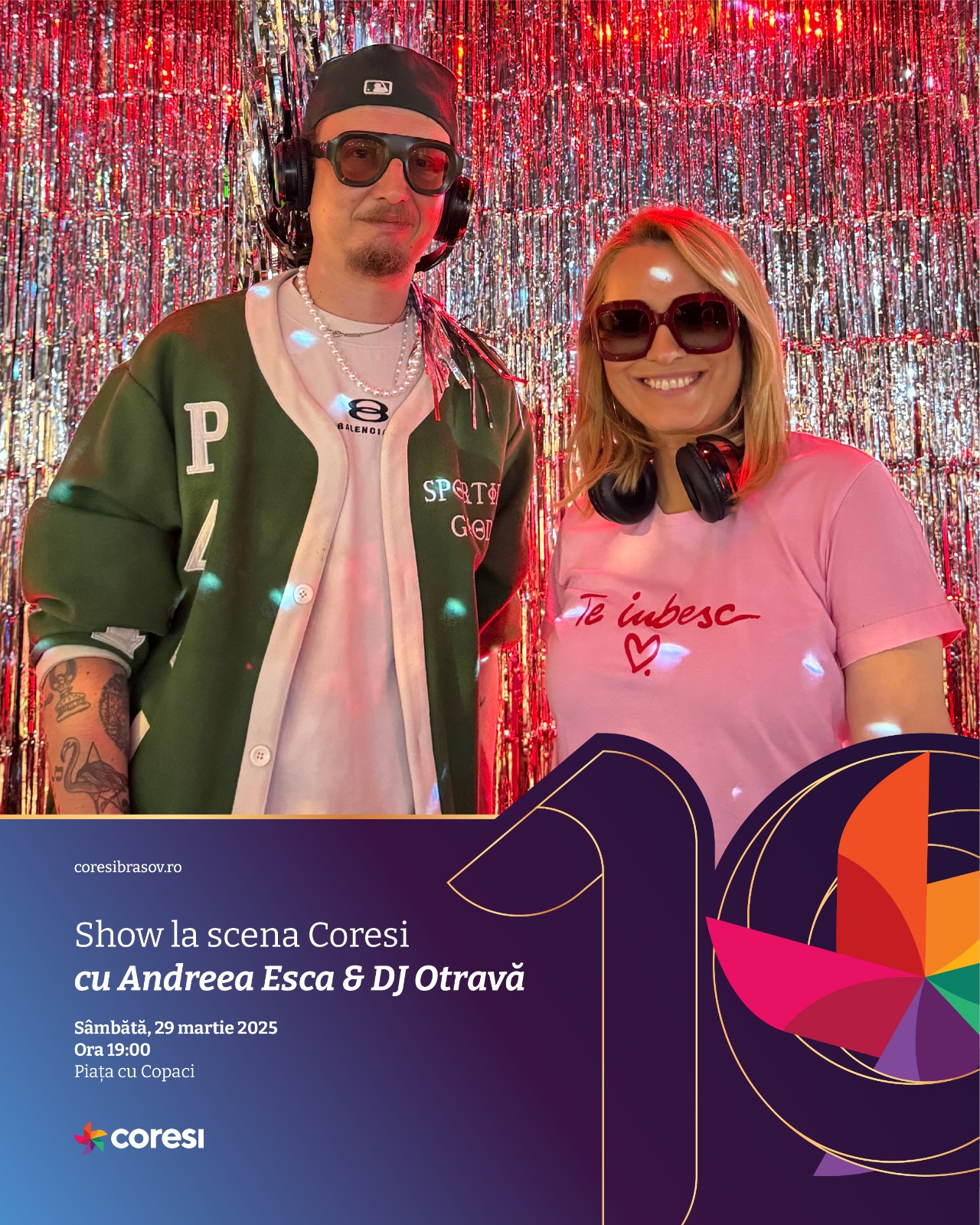 Coresi - Brașov, împreună suntem de 10! Un weekend aniversar plin de muzică și surprize!