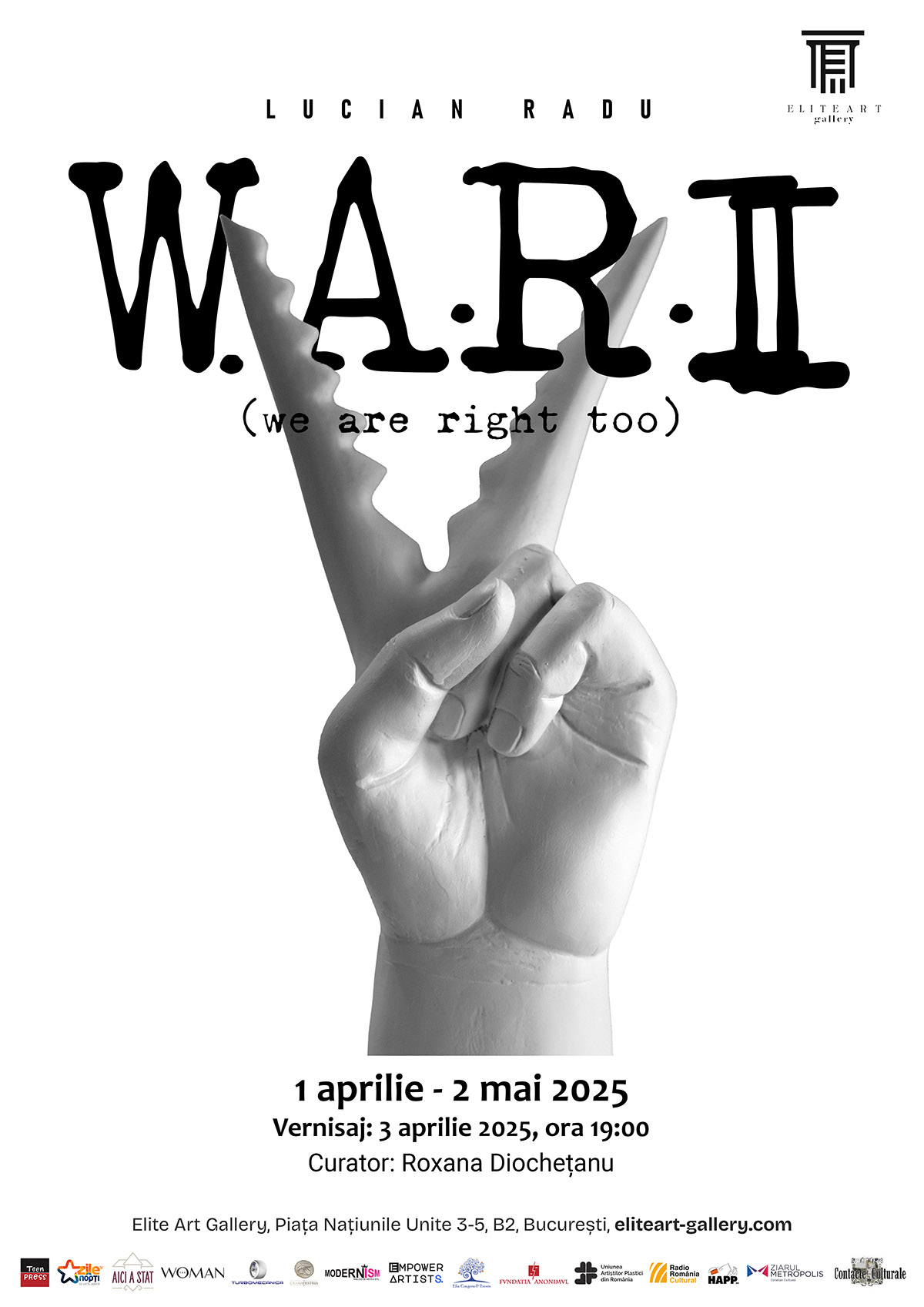 W.A.R. II (we are right too) – O autopsie vizuală asupra peisajului rigid al certitudinilor, la Elite Art Gallery
