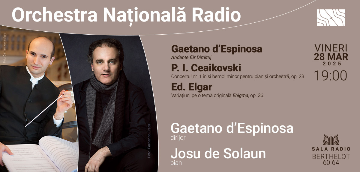 Pianistul spaniol Josu de Solaun c&acirc;ntă Ceaikovski la Sala Radio
