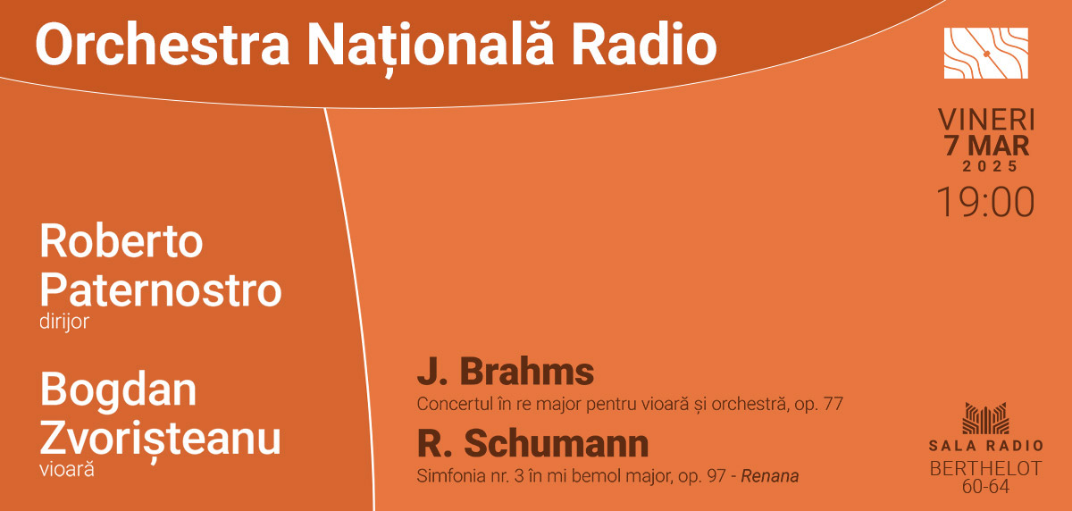 Seară germană la Sala Radio: BRAHMS și SCHUMANN