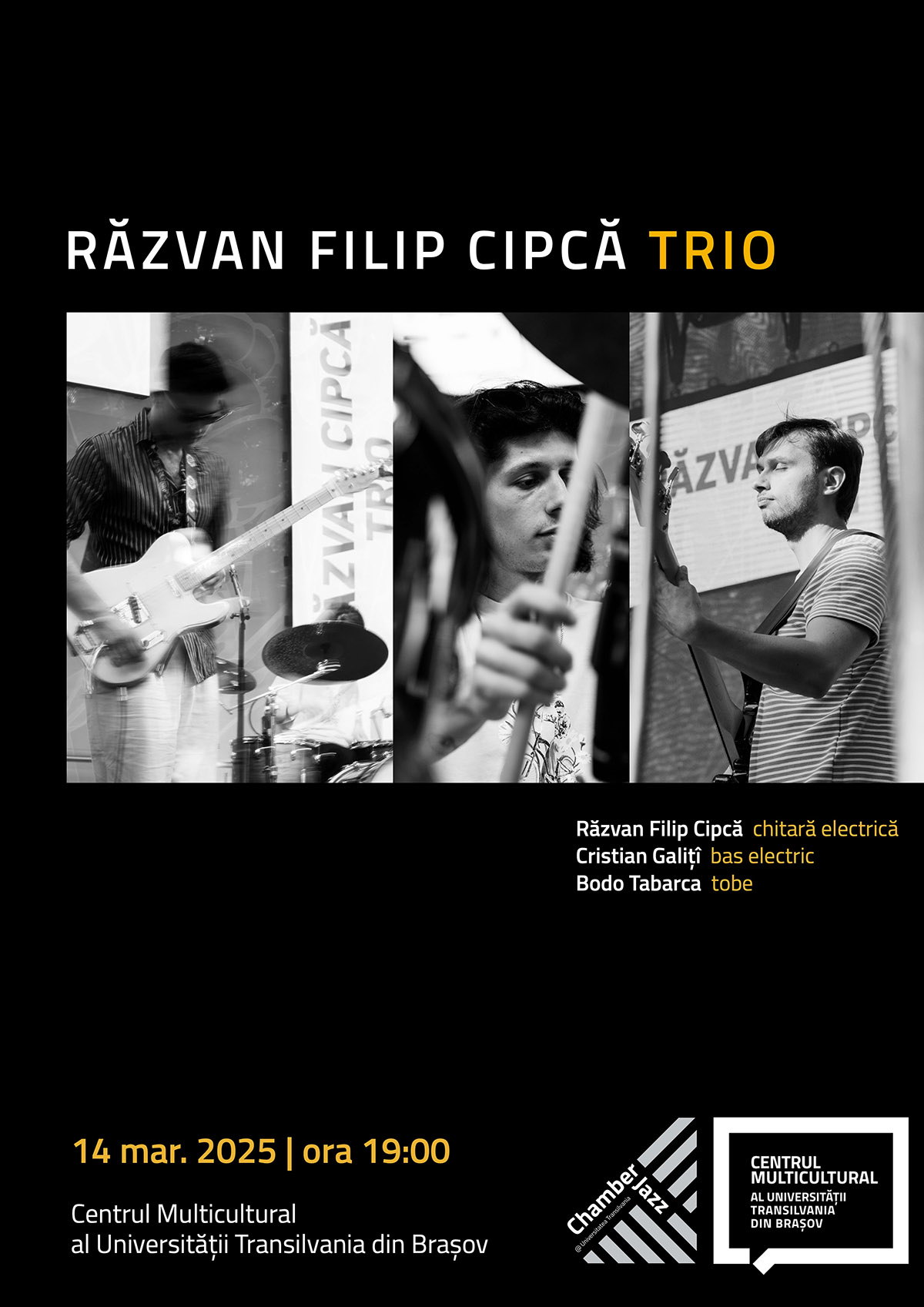 Cei mai interesanți muzicieni tineri din jazzul rom&acirc;nesc &icirc;n concerte la Chamber Jazz