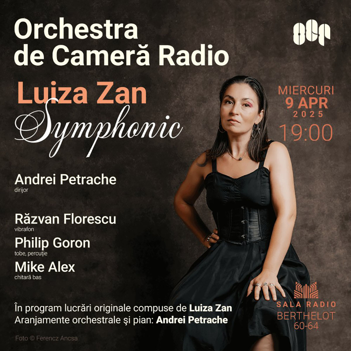 Luiza Zan Symphonic &ndash; O &icirc;nt&acirc;lnire magică &icirc;ntre jazz și muzică simfonică la Sala Radio