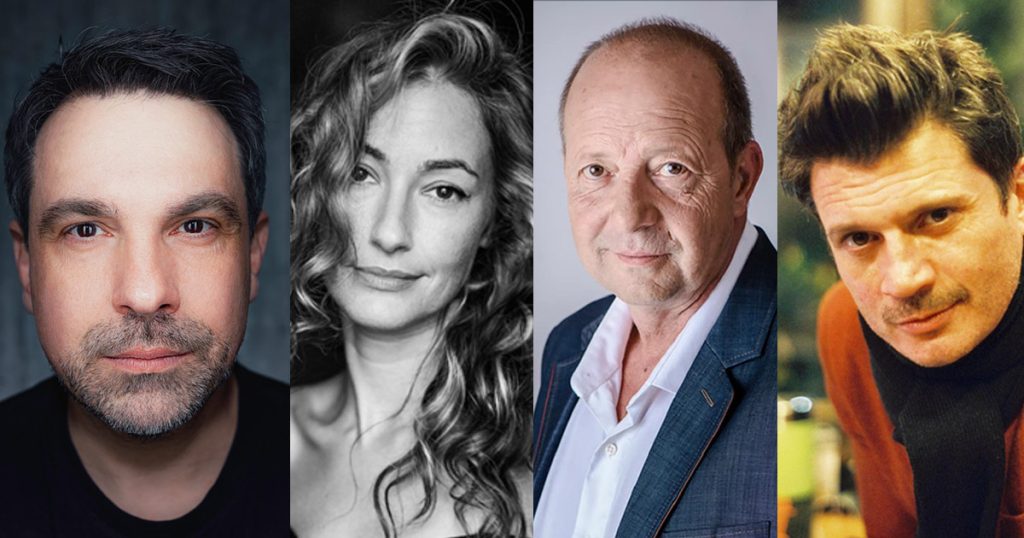 Alexandru Papadopol, Raluca Aprodu, Marian Râlea și Emilian Oprea pe scena Operei Naționale București în opera „Proesul lui Eichmann”