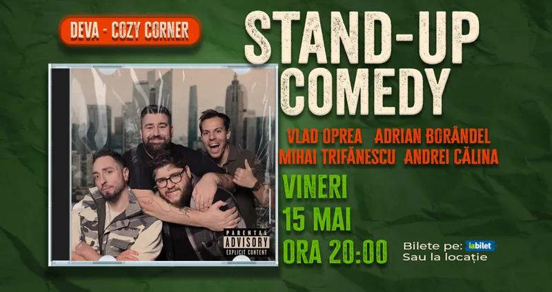 Stand-up Comedy cu Oprea, Borândel, Trifănescu și Călina