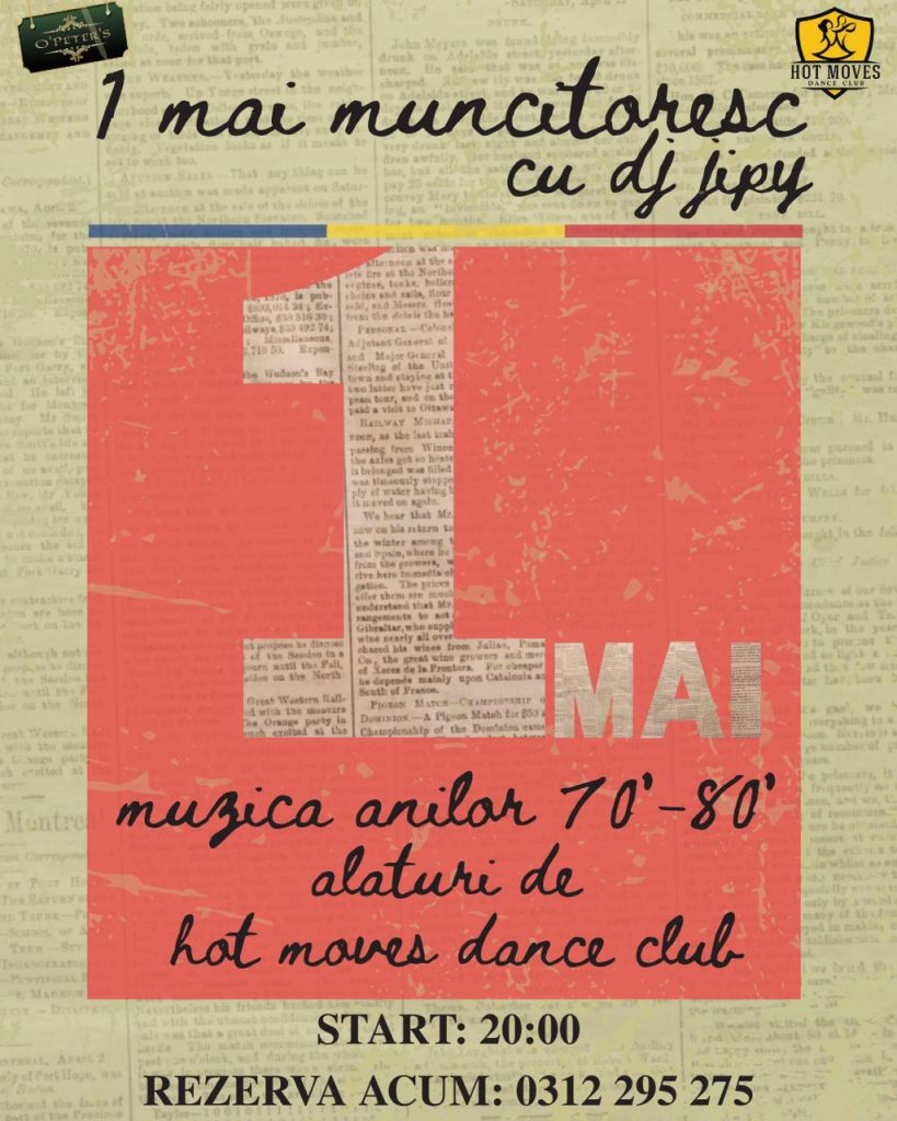 1 Mai muncitoresc cu DJ Jipy