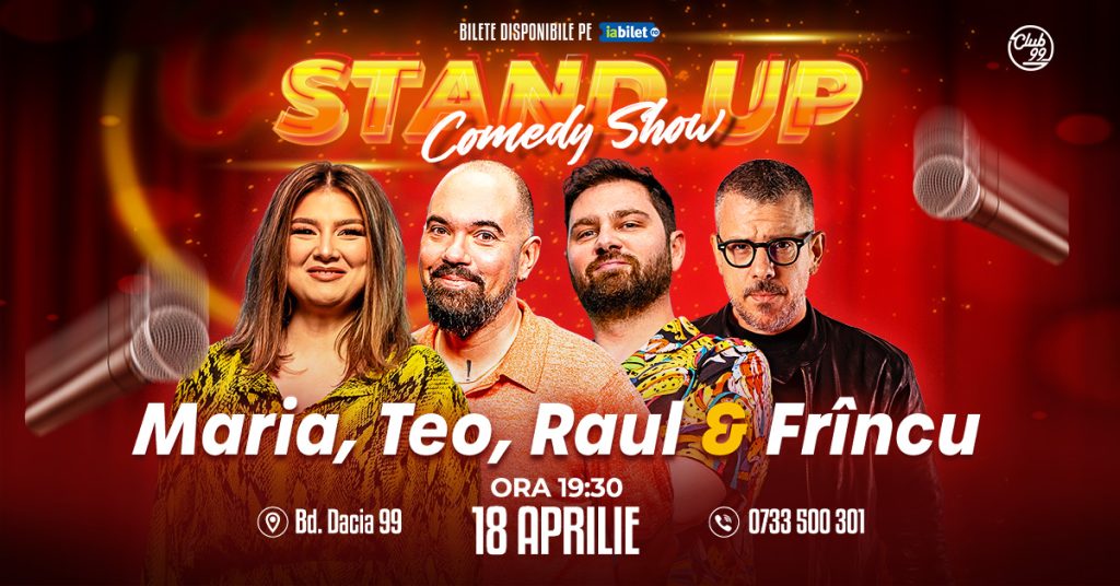 Maria Popovici, Teo, Raul Gheaba & Frînculescu | Stand Up Comedy