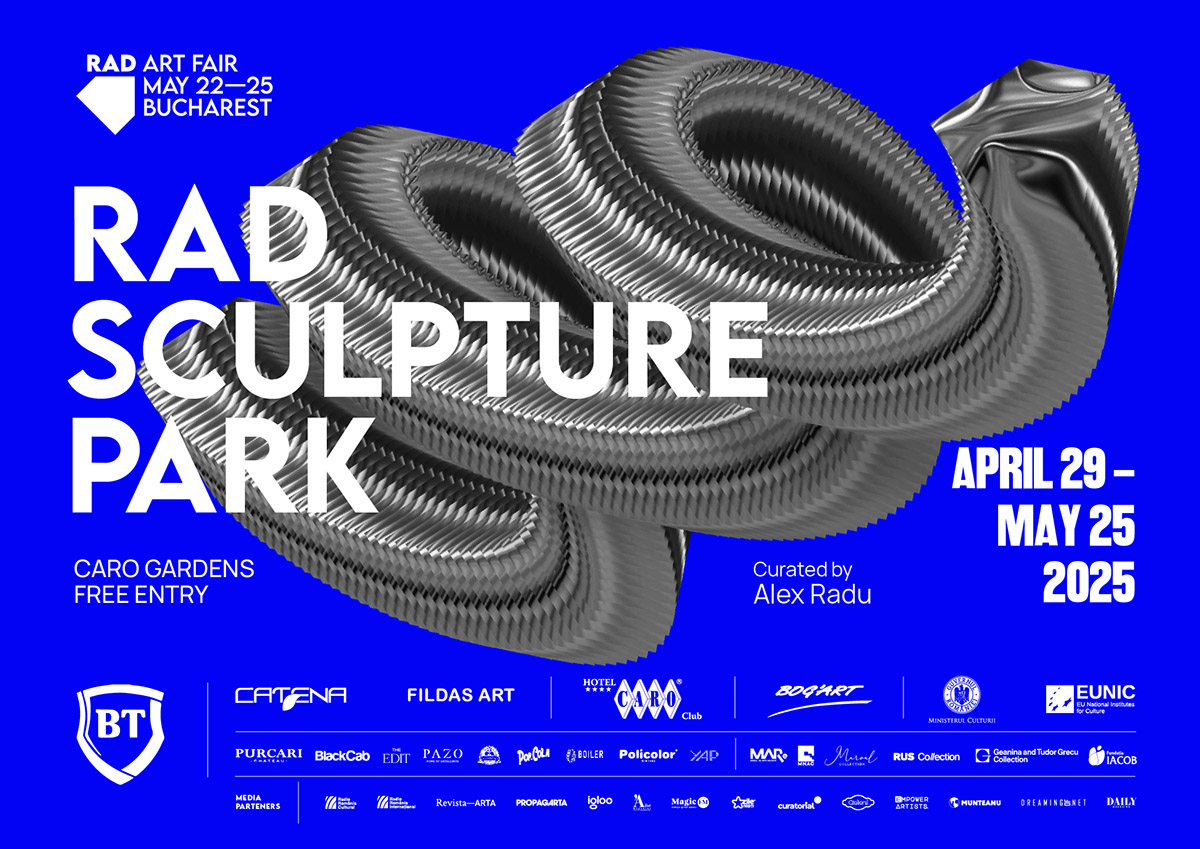RAD Sculpture Park 2025 se deschide marți, 29 aprilie, la ora 13.00, &icirc;n grădinile CARO