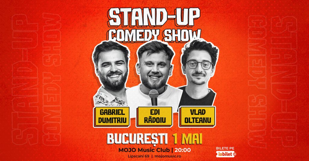 Stand-Up cu Gabriel Dumitriu, Edi Radoiu și Vlad Olteanu