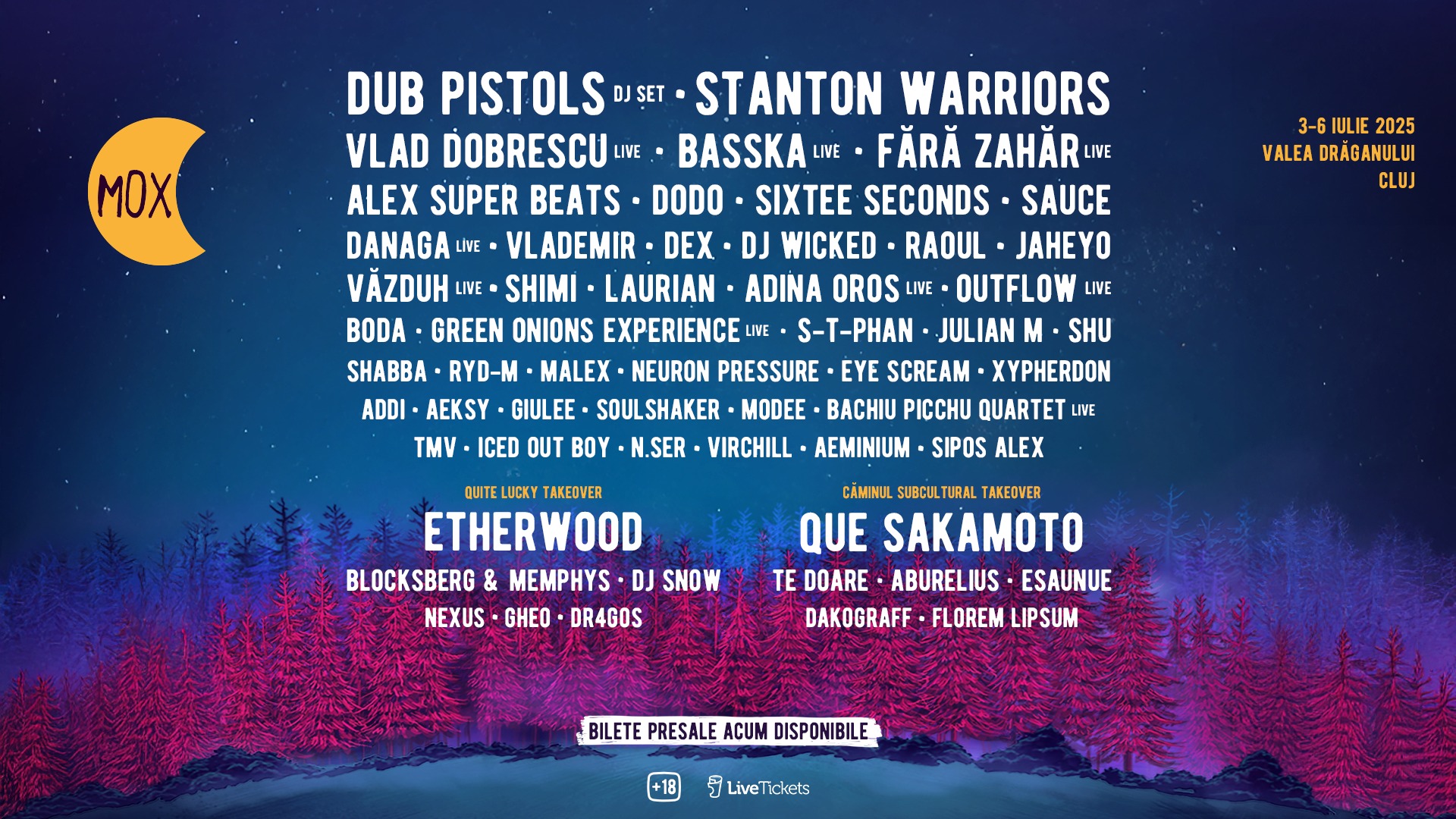 MOX Music Outdoor Experience 2025 • Zile și Nopți