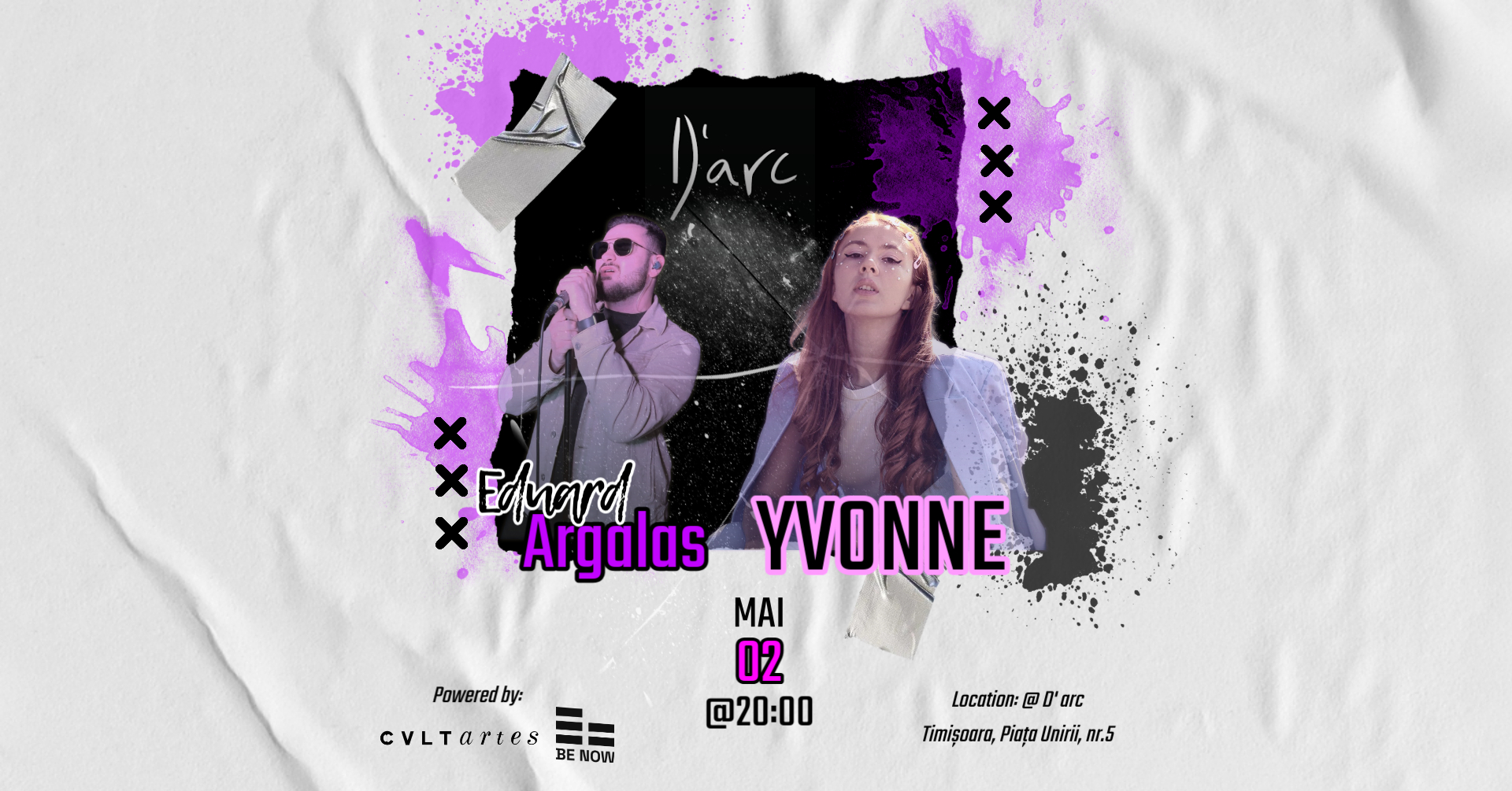 Yvonne și Eduard Argalas vor susține un concert electrizant la D'arc, &icirc;n Timișoara