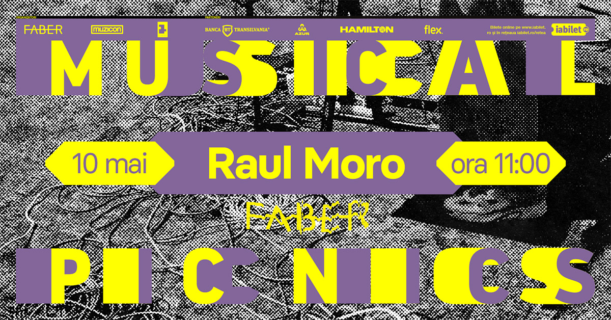 Raul Moro dă startul unei noi ediții de Musical Picnics, în curtea FABER!