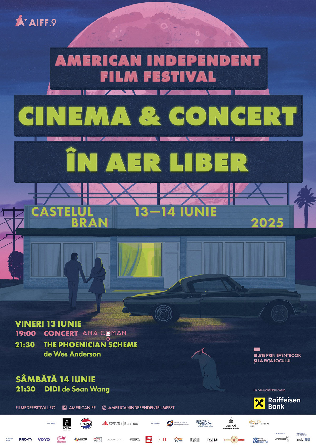 American Independent Film Festival la Castelul Bran &ndash; două seri de cinema sub cerul liber și un concert special Ana Coman, pe 13 și 14 iunie&nbsp;