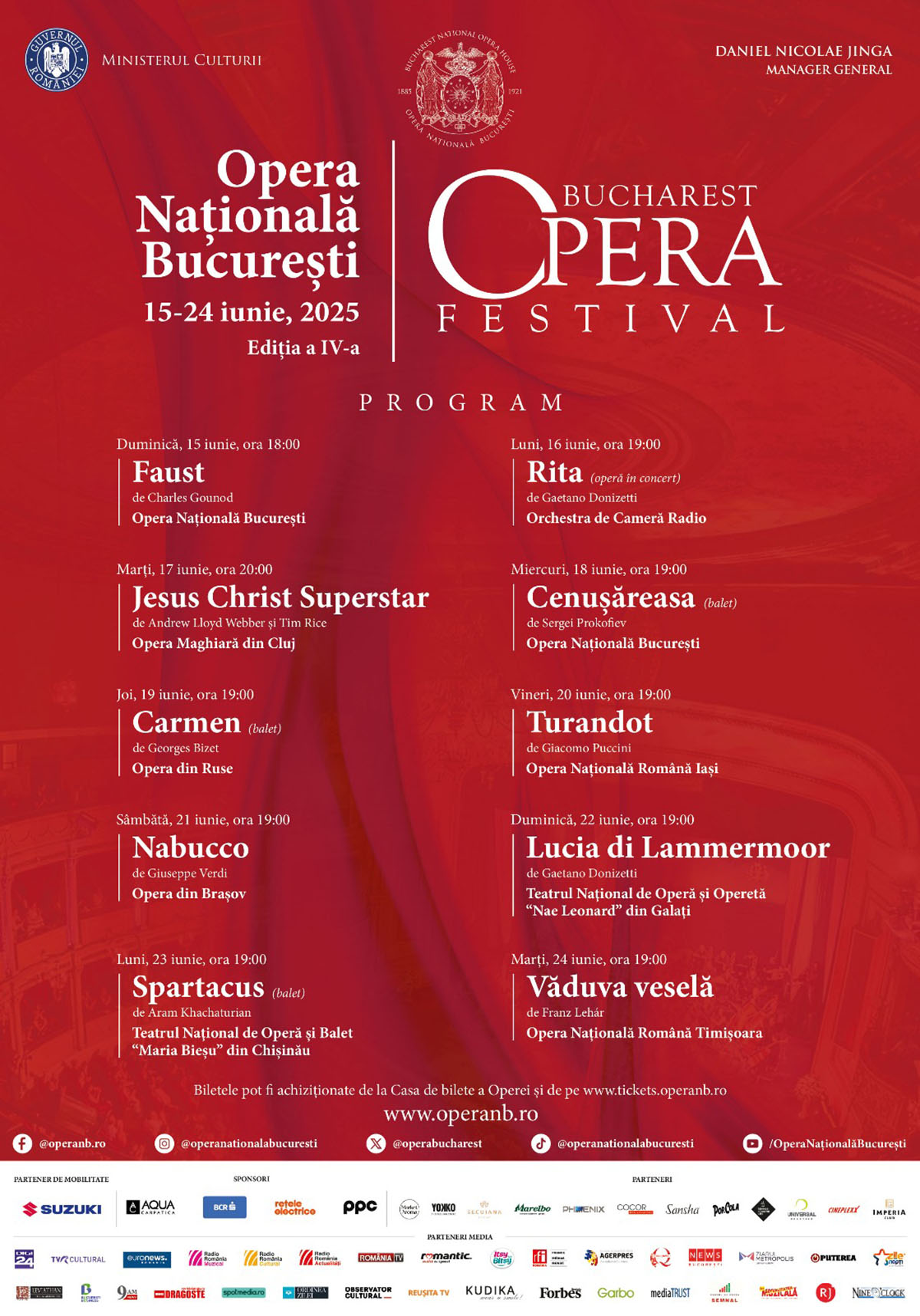 &bdquo;Văduva Veselă&rdquo;, un spectacol de Răzvan Mazilu, propunerea Operei din Timișoara la Bucharest Opera Festival 2025