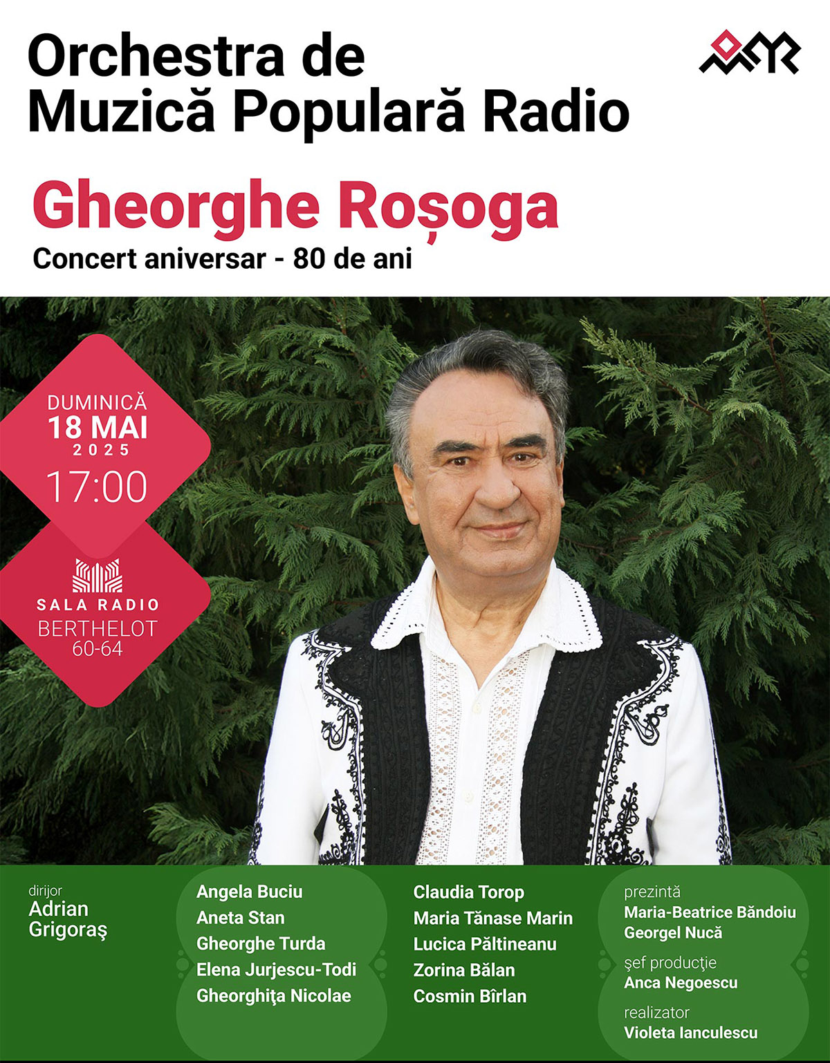 Concert Folcloric Aniversar de Gheorghe Roșoga