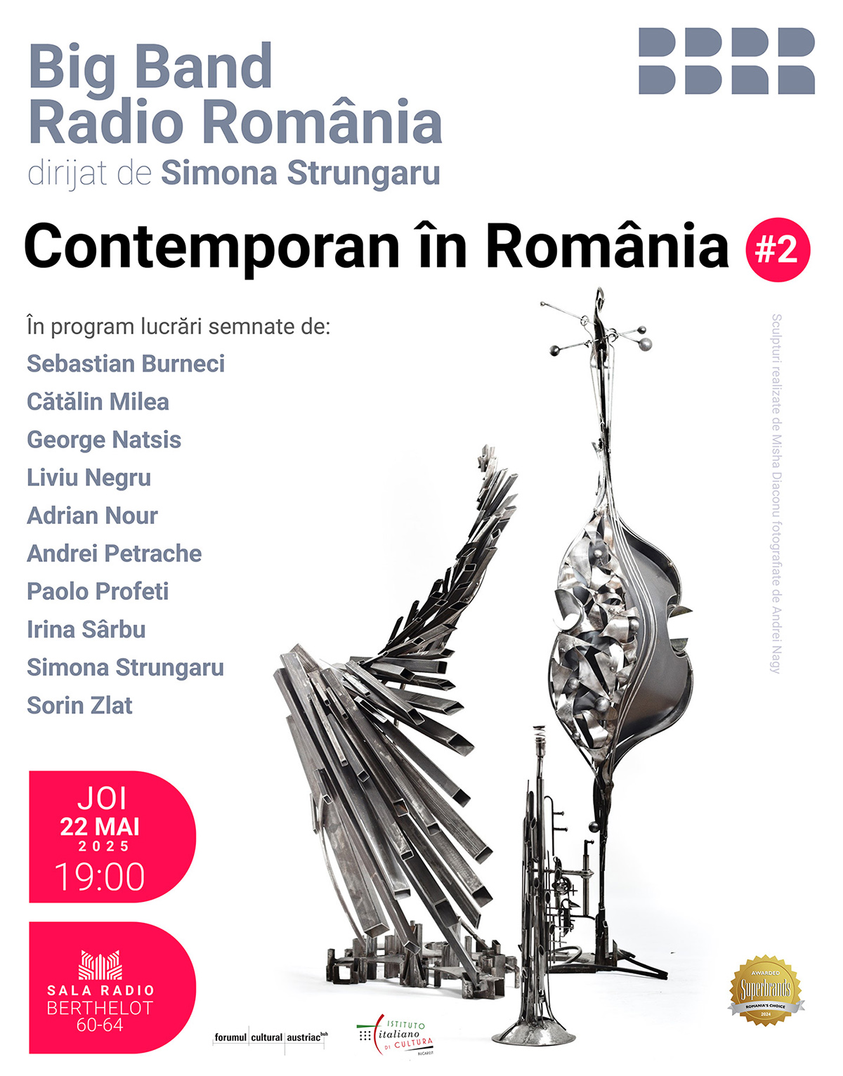 &bdquo;Contemporan &icirc;n Rom&acirc;nia&rdquo;: Big Band-ul Radio ne dă &icirc;nt&acirc;lnire cu jazz-ul autohton&nbsp;