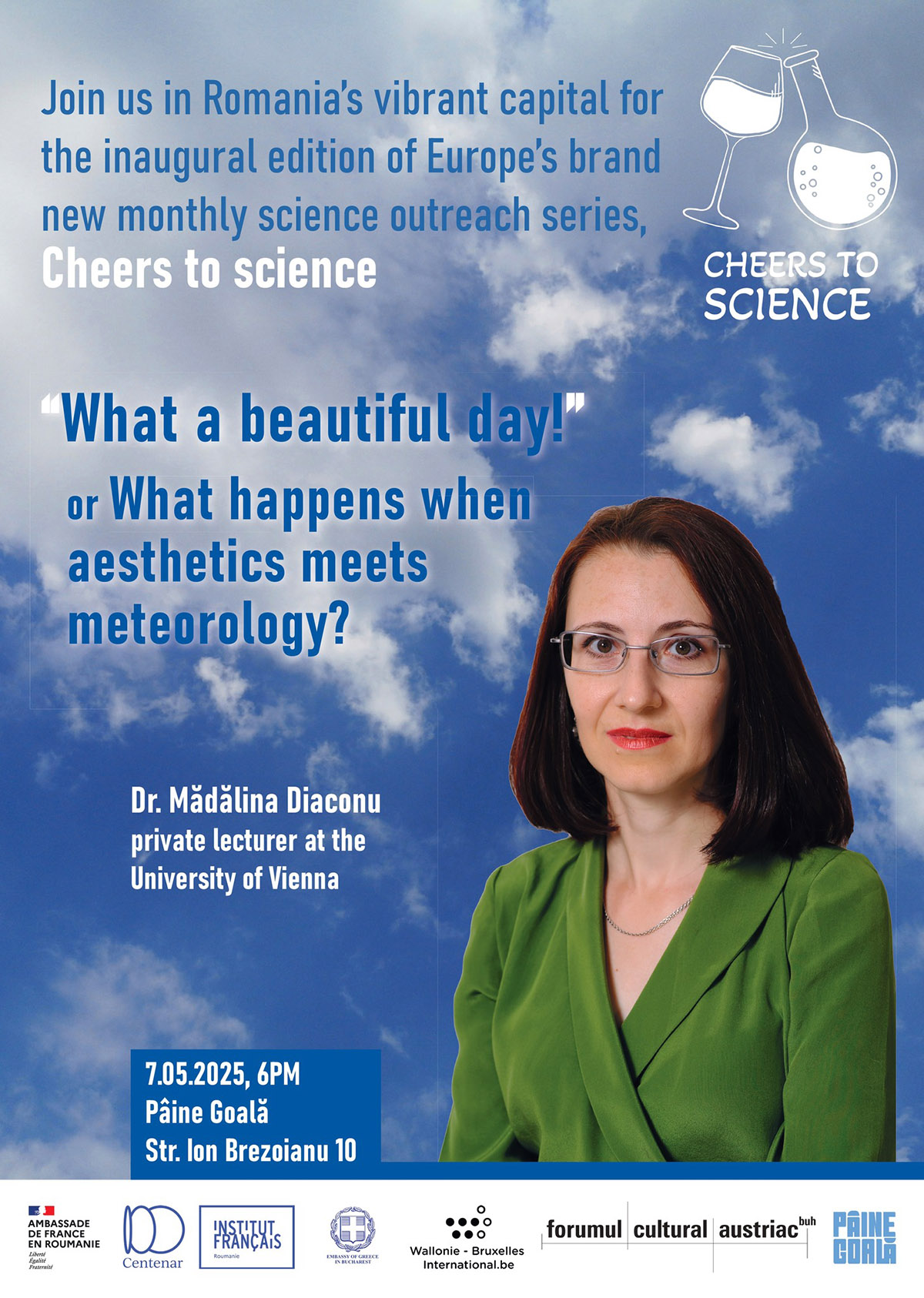 Cheers to Science – noua serie de evenimente care aduce știința europeană mai aproape de publicul larg
