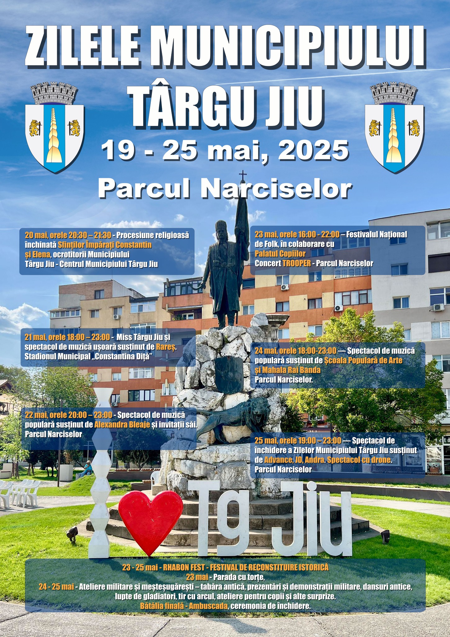 Zilele Municipiului Târgu Jiu 2025