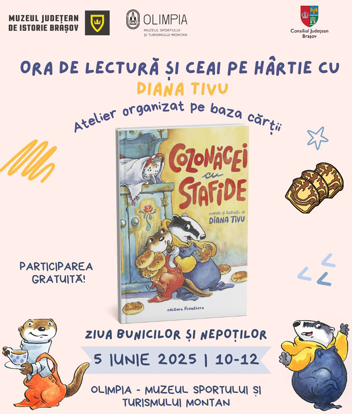 Muzeul Olimpia sărbătorește copilăria prin două evenimente dedicate celor mici și celor mari