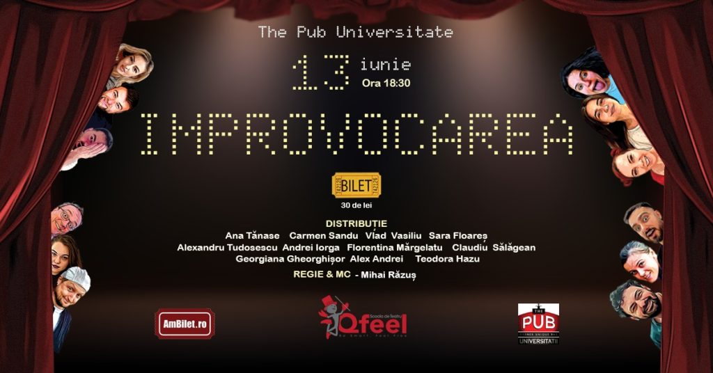 Improvocarea - spectacol de improvizație by Qfeel