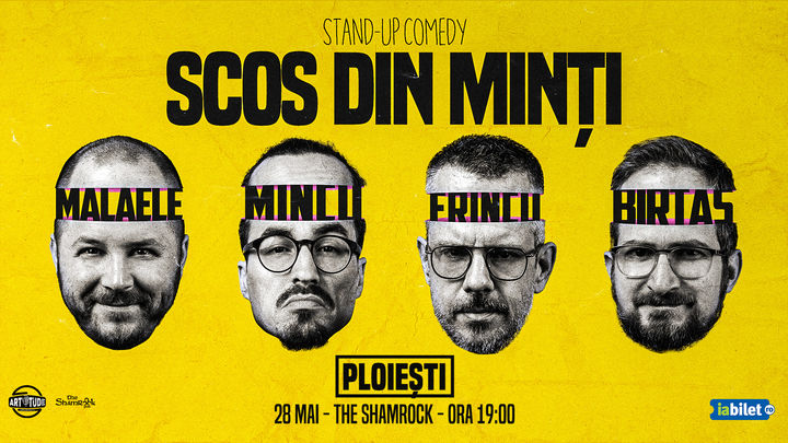 Scos din minți cu Mincu, Frîncu, Mălăele & Birtaș | Stand Up Comedy Show @ The Shamrock Pub