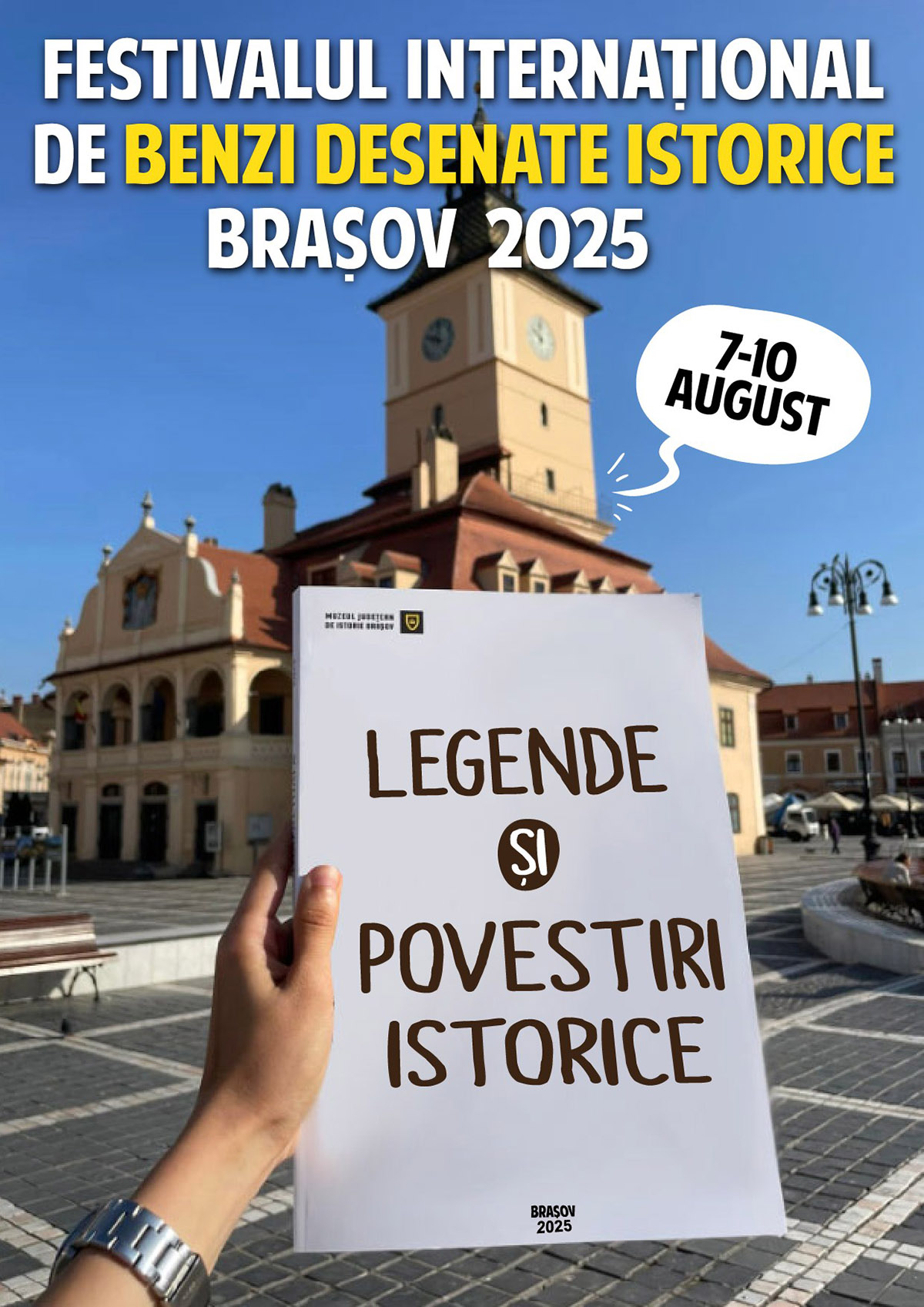 Lansarea concursului Festivalului Internațional de Benzi Desenate Istorice Brașov 2025