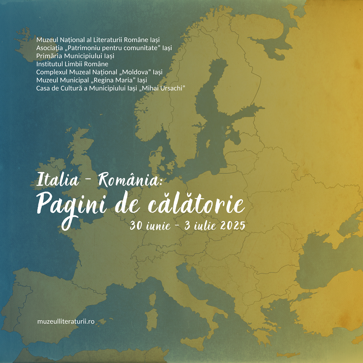 Italia-România. Pagini de călătorie. Ediția a II-a, 30 iunie – 3 iulie 2025