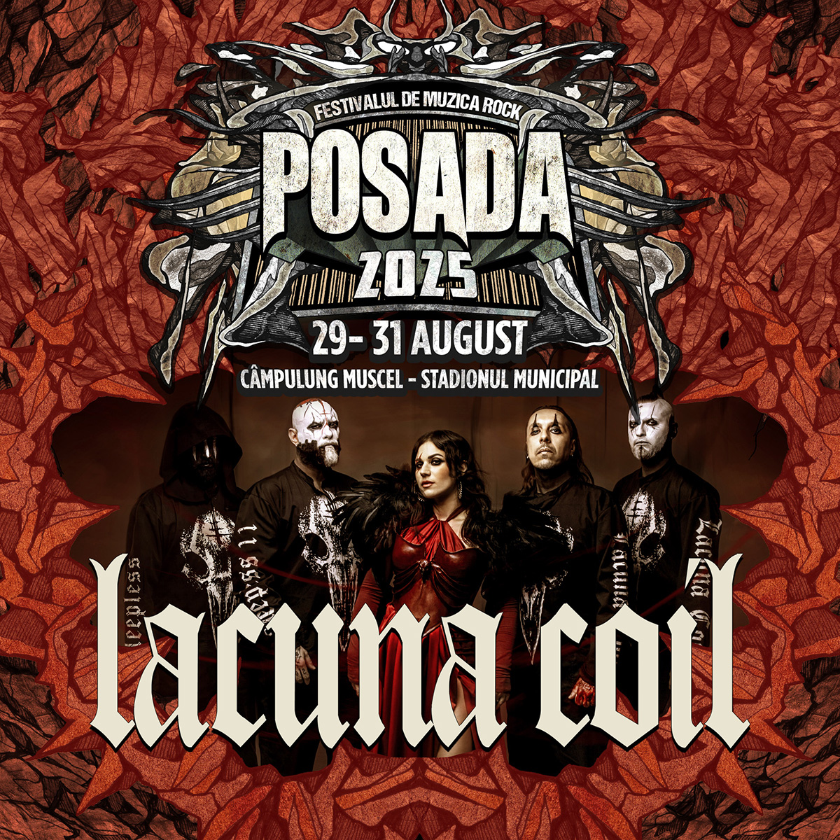 LACUNA COIL, superstarurile metalului italian, vin la Posada Rock Festival 2025 cu un show epic