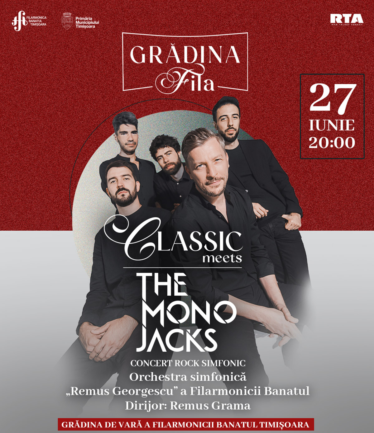 CLASSIC meets The Mono Jacks, în Grădina Fila